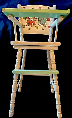 Vintage Cabbage Patch Kids Wood High Chair  Furniture • $70