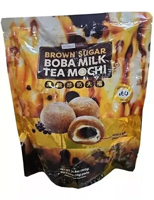 Tropical Fields Family Brown Sugar Boba Milk Tea Mochi 900g /60pcs • $19.99