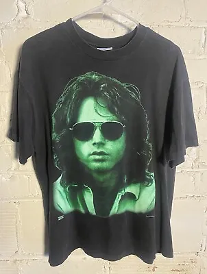 Vintage 1994 The Doors Jim Morrison Single Stitch Hanes T-Shirt Men's Size L • $49.99