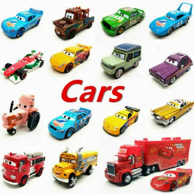 £8.23 • Buy Disney Pixar Cars All Series Lightning McQueen Racers 1:55 Diecast Boy Toy Loose