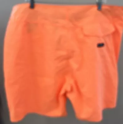 Hurley Swim Trunks Board Shorts Bright Beach Orange Men’s Size 40 VGUC • $14.99