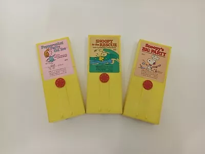 Fisher Price Movie Viewer Cartridge  Peanuts Lot 472-492-493 Snoopy- Peppermint  • $49.99