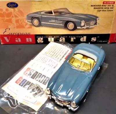 Mercedes 300 SL Roadster 1957 -63 W198 1/43 Diecast Vanguards VA07800 Ltd Ed • $22.50