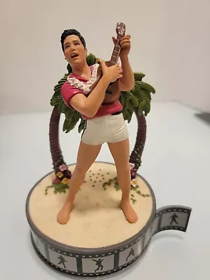 Carlton Cards Heirloom Collection Musical Christmas Ornament Elvis Blue Hawaii • $28.19