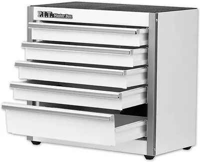 Portable Five-Drawer Steel Tool Box White Hand Carry Tool White-5 Drawer • $59.15