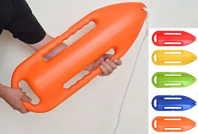 New Plastic Rescue Can Torpedo Swim Buoy Floatation Swimming Float For Lifeguard • £39.95