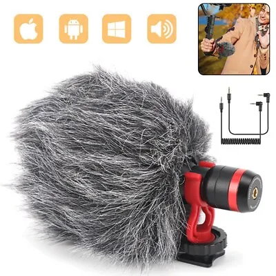 Supercardioid Microphone Shotgun MIC Video For Smartphone DSLR Camera PC IPhone • $16.13