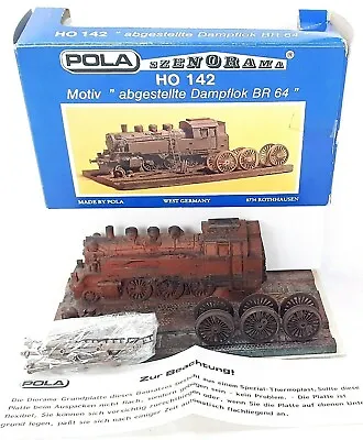 Pola Germany HO 1:87 RAILWAY SCRAPYARD LOCOMOTIVE STORAGE Diorama Set Model Kit • $49.99