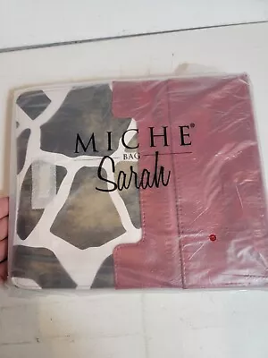 Miche Bag Sarah Shell Handbag Purse Cover Red With Giraffe Design NIP New • $15.67