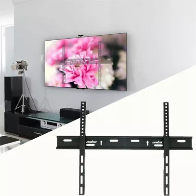 Slim TILT TV Wall Bracket Mount For 32 40 42 50 55 60 65 70 Inch Plasma LED LCD • £9.91