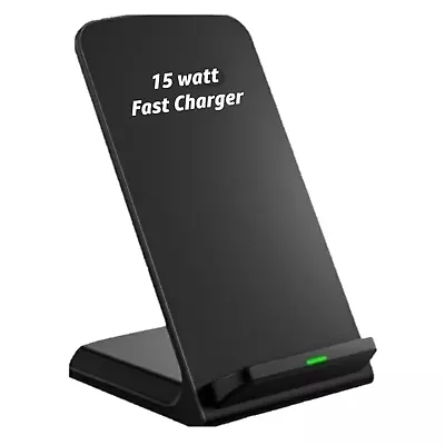 15w Fast Wireless Charger Stand Dock Cradle Holder For Samsung Galaxy S9 S10 S20 • $9.99