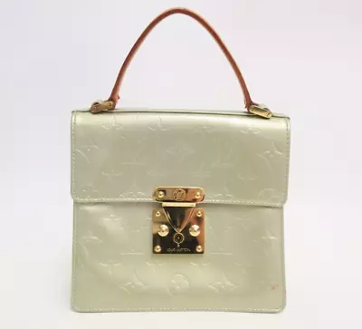 Authentic Louis Vuitton Monogram Vernis Spring Street Hand Bag #26852 • £184.18