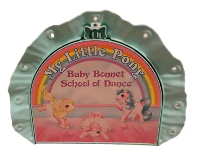 Vtg 1986 HASBRO My Little Pony Baby Bonnet School Of Dance Bow Handled Playset • $24.99