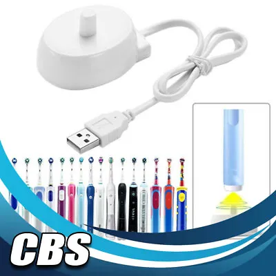 USB Plug Electric Toothbrush Charger Dock For Braun Oral B Charging Base AUS # • $11.33