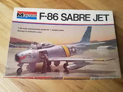 Monogram F-86 Sabre Jet 1/48 Boxed • $16