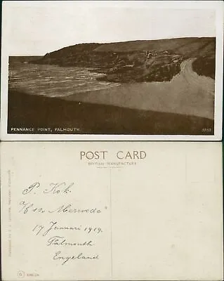 Falmouth Pennance Point 3353 EL Griffiths Local Publisher • £5.10