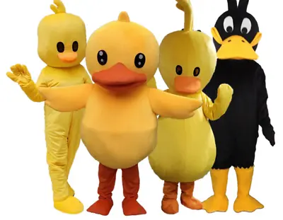 Adult Duck Mascot Costume Dress Halloween Party Street Marketing Influencer Tool • $145.99