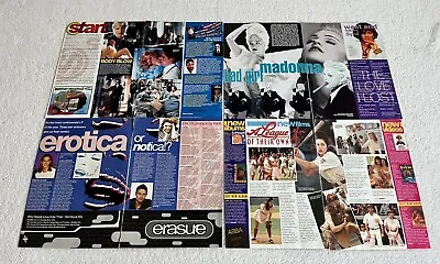 MADONNA Clip Collection Posters Music Magazines Vintage Rare 1980s 1990s • $14