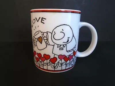 Russ Berrie Co Ziggy And Friends Love Grows Coffee Mug Hearts 2005  • £14.47