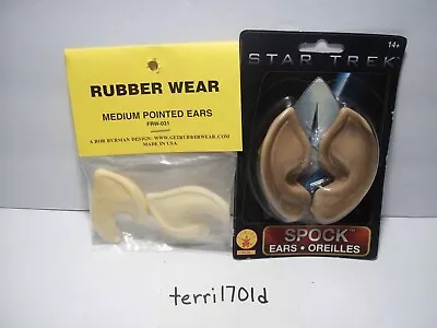 Star Trek Spock Ears  2 Varieties New In Package Vintage • $20