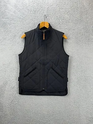 J.Crew Vest Adult XS Sussex Black PrimaLoft Quilted Full Zip Coat Mens NEW A4 • $40.85