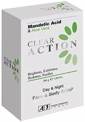 Mandelic Acid & Aloe Vera Clear Action Day& Night Soap | 200g • $23.99