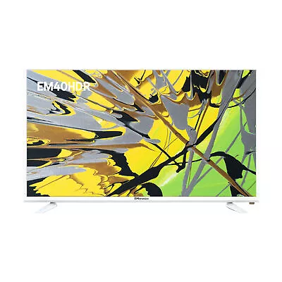 EMtronics EM40HDRW 40  Inch Full HD 1080p LED TV With Freeview - White • £199.99