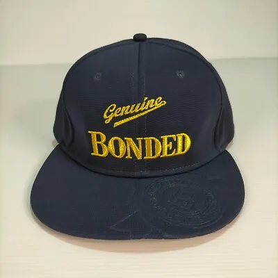 Jim Beam Baseball Cap Genuine Bonded Navy Gold Embroidered Strap Back • $27.90