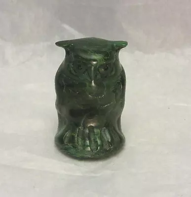 Vintage SURO VERDITE OWL FIGURINE SOUTH AFRICA  A  SURO  Product • $15