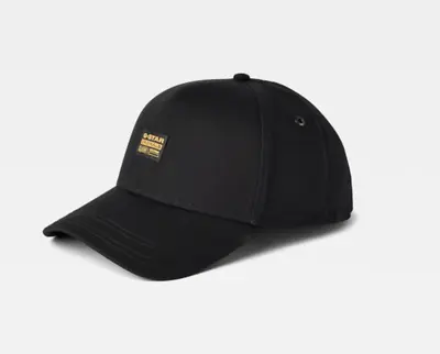 G-Star RAW Originals Baseball Cap DAT TWILL IK ORGANIC Dark Black • £37.75