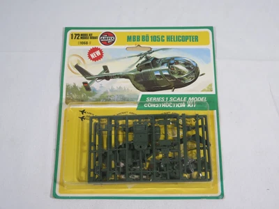 $15 • Buy MBB BO 105C Helicopter 1/72 Scale Model Kit 01068-9 Airfix 1976 New/Sealed