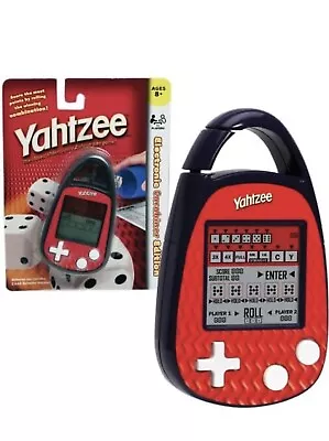 NEW In Package YAHTZEE Electronic Carabiner Handheld Dice Game 2011 Hasbro • $27.36