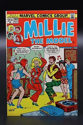 Millie The Model (1945) #203 1st Print Marvel Teen Good Girl Art Goldberg Art FN • $5