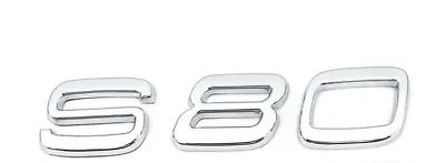 For VOLVO S80 Bright Silver Rear Boot Trunk Emblem Sticker Letter Badge • $20.95