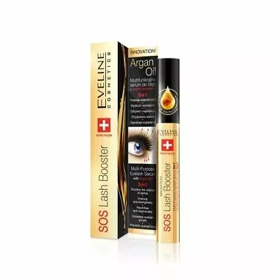 £4.39 • Buy Eveline SOS Lash Booster Eyelash Serum Mascara Base Conditioner 10ml 