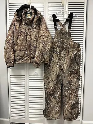 Cabelas Dry Fit Plus Hunting Bib Overalls & Coat Combo XL Mossy Oak Duck Blind • $85