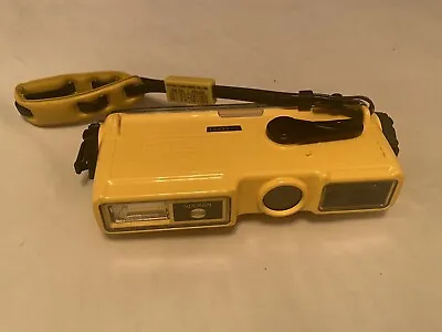 Vintage Minolta Weathermatic A 110 Film Underwater Camera Yellow With Flash • $18.75