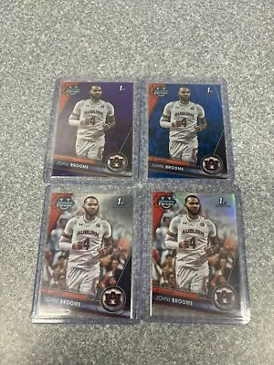 Auburn Tigers Basketball Card (4) Lot - Johni Broome 1st Bowman Chrome U SP • $14.99