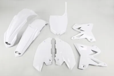 UFO Motocross Restyled Plastic Kit Yamaha YZ 125  YZ 250 2003 - 2014 White • $124.32