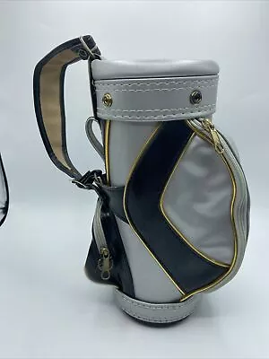 Vintage Macgregor Man Cave Mini Golf Bag Caddy Storage Wine Holder 13” • $39