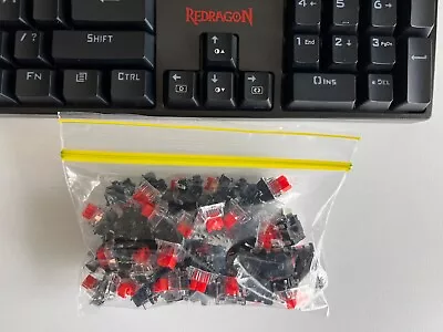 Mechanical Keyboard Switches - Redragon - RED - 50 • $25