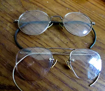 Vintage Pair Of Eye  Glasses  1 Pair    1/10 12K Gold Filled • $14.99