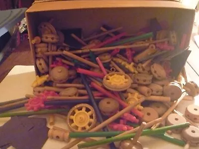 Vintage Tinker Toys By The Pound 3 Plus • $24.95