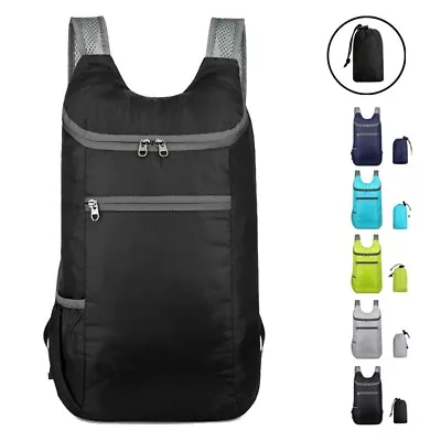 $16.94 • Buy 35L Hiking Camping Bag Large Waterproof Backpack Outdoor Travel Luggage Rucksack