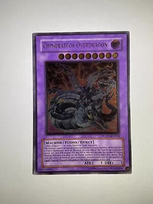 Chimeratech Overdragon POTD-EN034 Ultimate Rare UNL Edition YuGiOh Card *NM* • £149.87