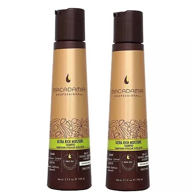 2X Macadamia Oil Ultra Rich Moisture Shampoo 3.3 Oz • $19.98