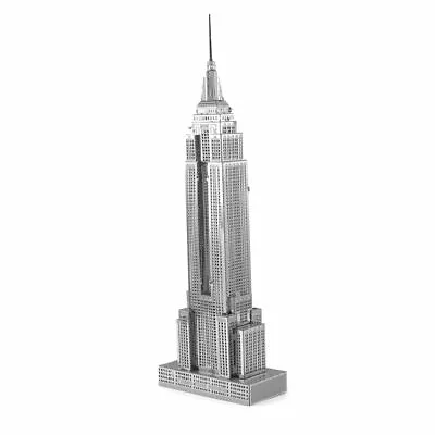 Fascinations Metal Earth Empire State Building Laser Cut 3D Metal Model Kit NEW • $6.62