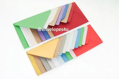 C7 82 X 113mm Diamond Flap Envelopes 100gsm For RSVPs A7 Cards - 35+ Colours • £1.75