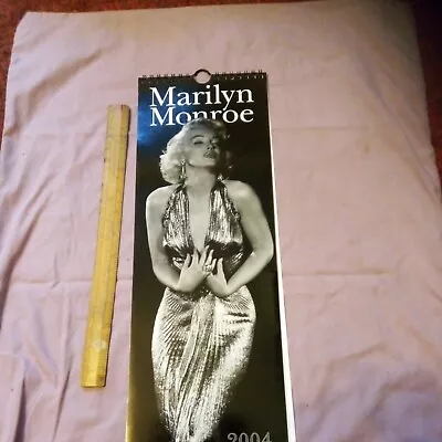 Marilyn Monroe Calendar Opened But No Marks Faces Slimline 2004 17 X 6 Ins • £10