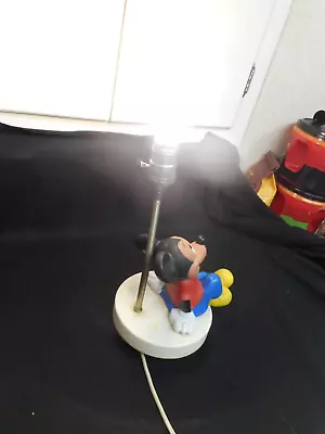 Vintage Disney Mickey Mouse Lamp Without Shade* TESTED Works • $7.50